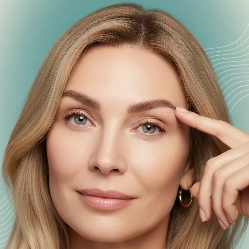 رفع الحاجب والصدغ