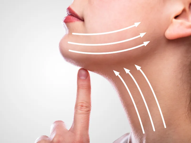 شد الوجه والرقبة